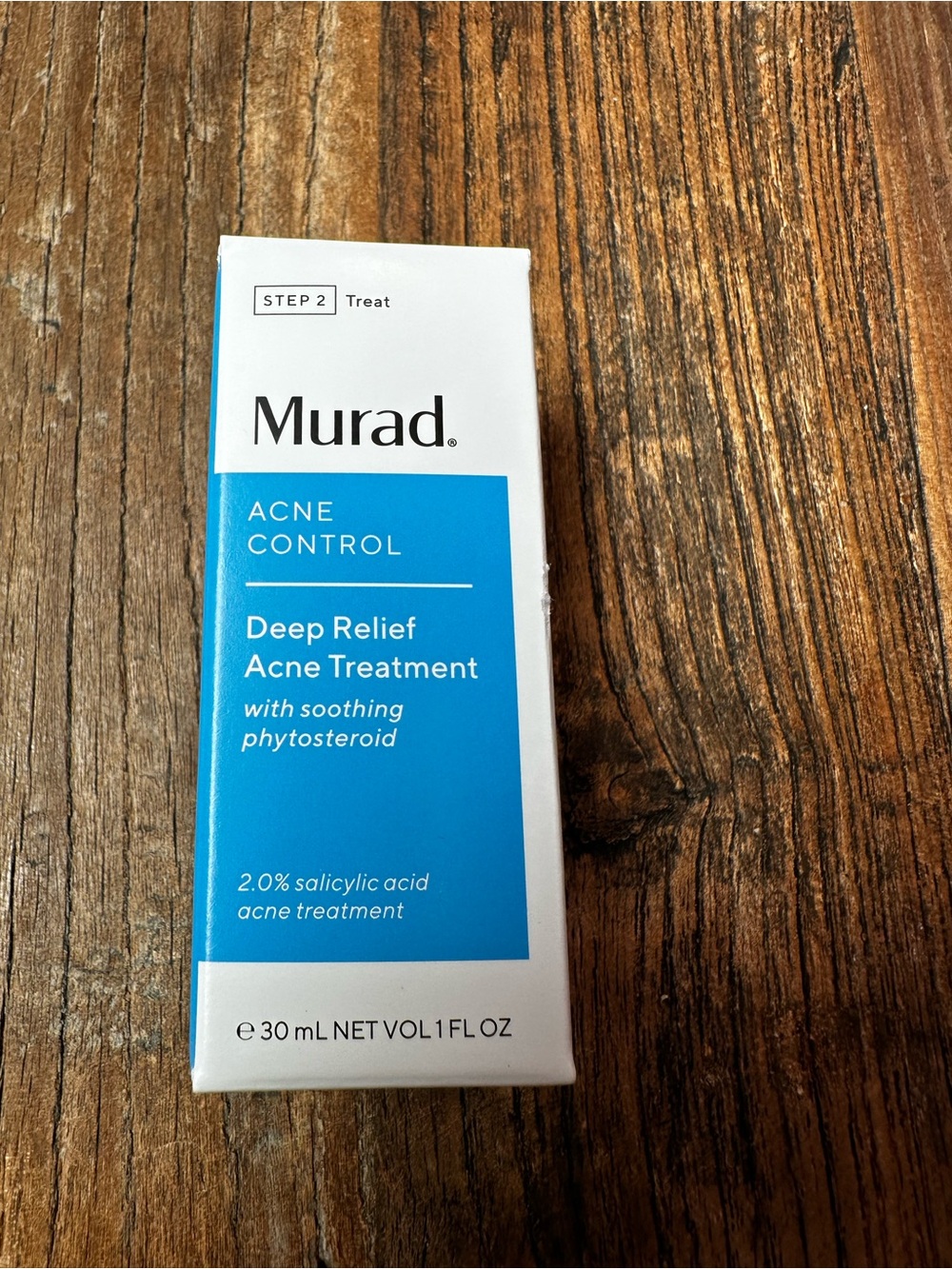 Murad Acne Control Deep Relief Acne Treatment - Blue and White